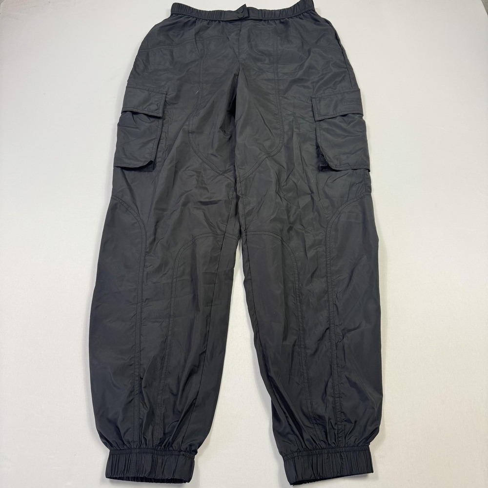 Fabletics Pants Womens Small Black Jogger Elastic Waist Pockets Nylon Tapered
